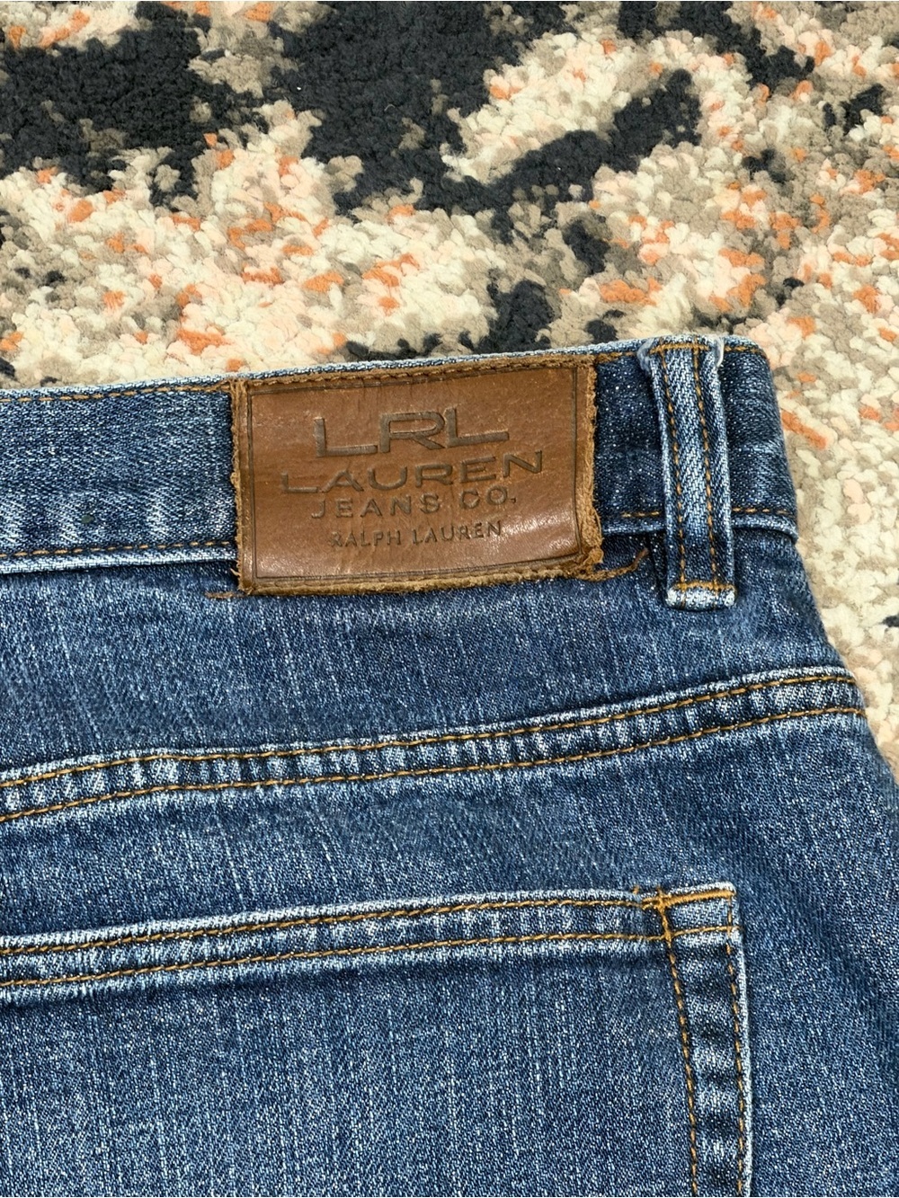 Lauren Ralph Lauren Jeans Co. Vintage Classic Mid-Calf Denim Capri Jeans Size 14 - Picture 12 of 16